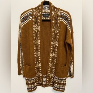 NWOT | Lucky Brand Border Cardigan Sweater